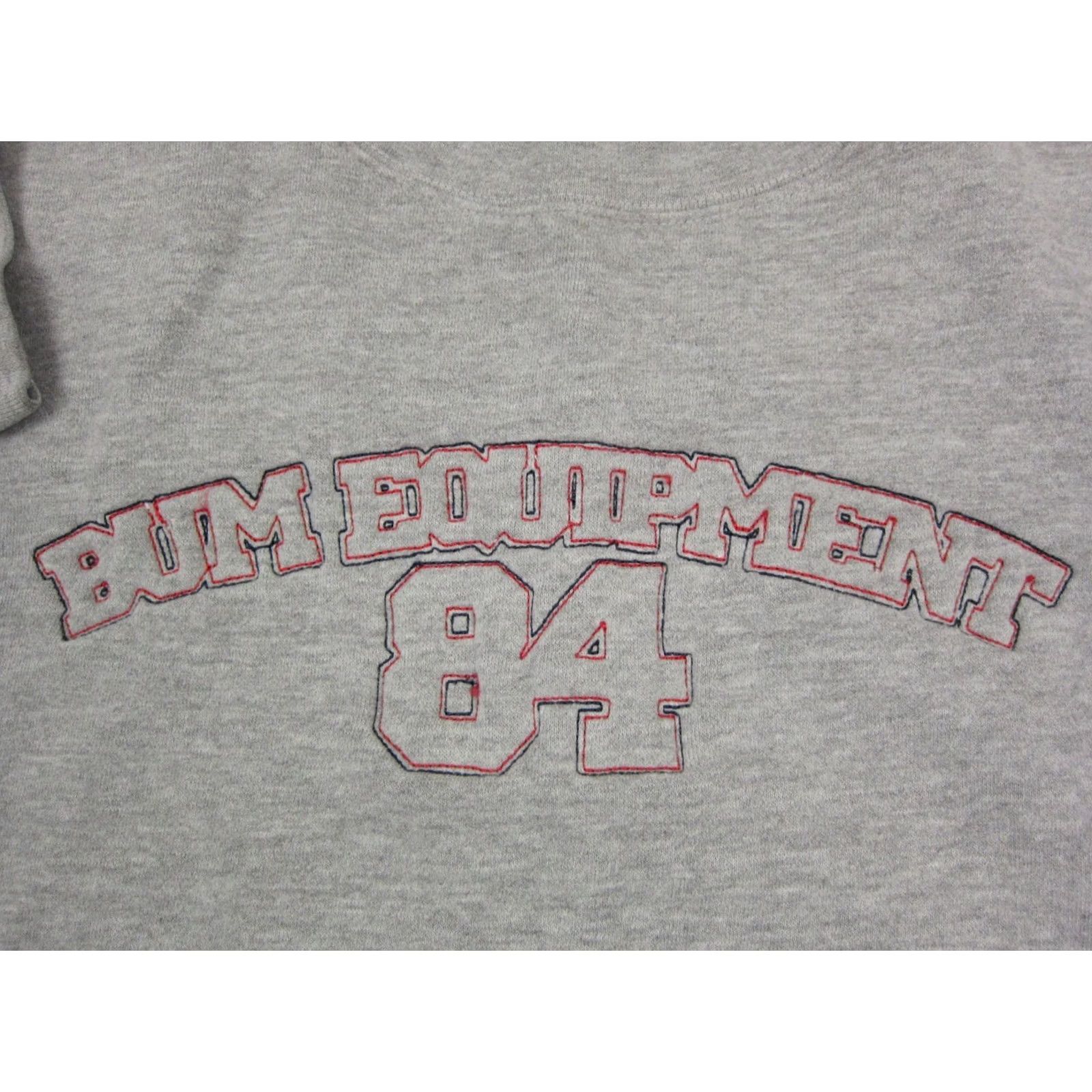 Vintage VINTAGE B.U.M Equipment Sweatshirt Womens Plus 1X Gray Fleece Pullover Ladies 90s Size XL / US 12-14 / IT 48-50 - 3 Thumbnail