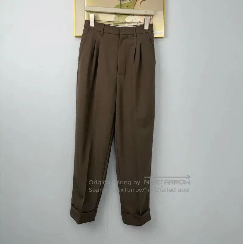 AMI AMI S Size Brown Wool Women’s Casual Trousers . Size 23" - 1 Thumbnail