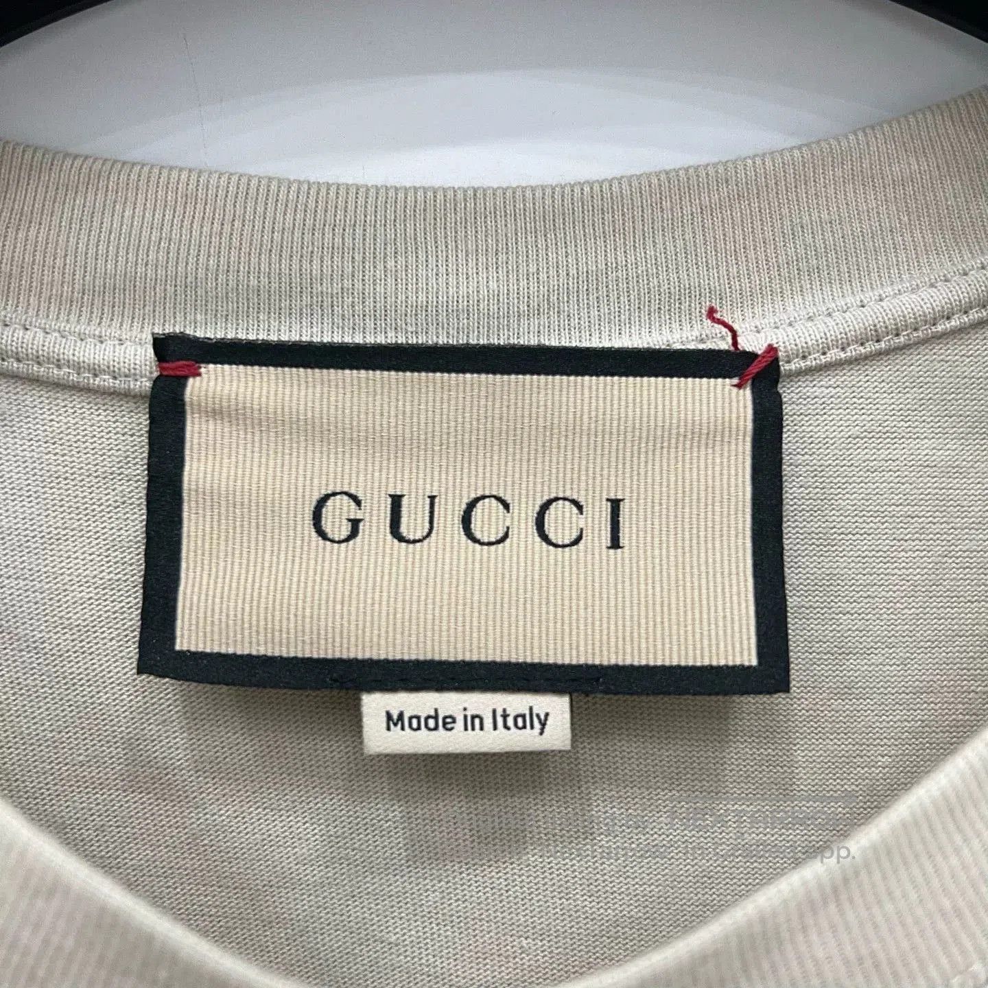 Gucci Gucci Beige Letter Print Short Sleeve. Size US M / EU 48-50 / 2 - 5 Thumbnail