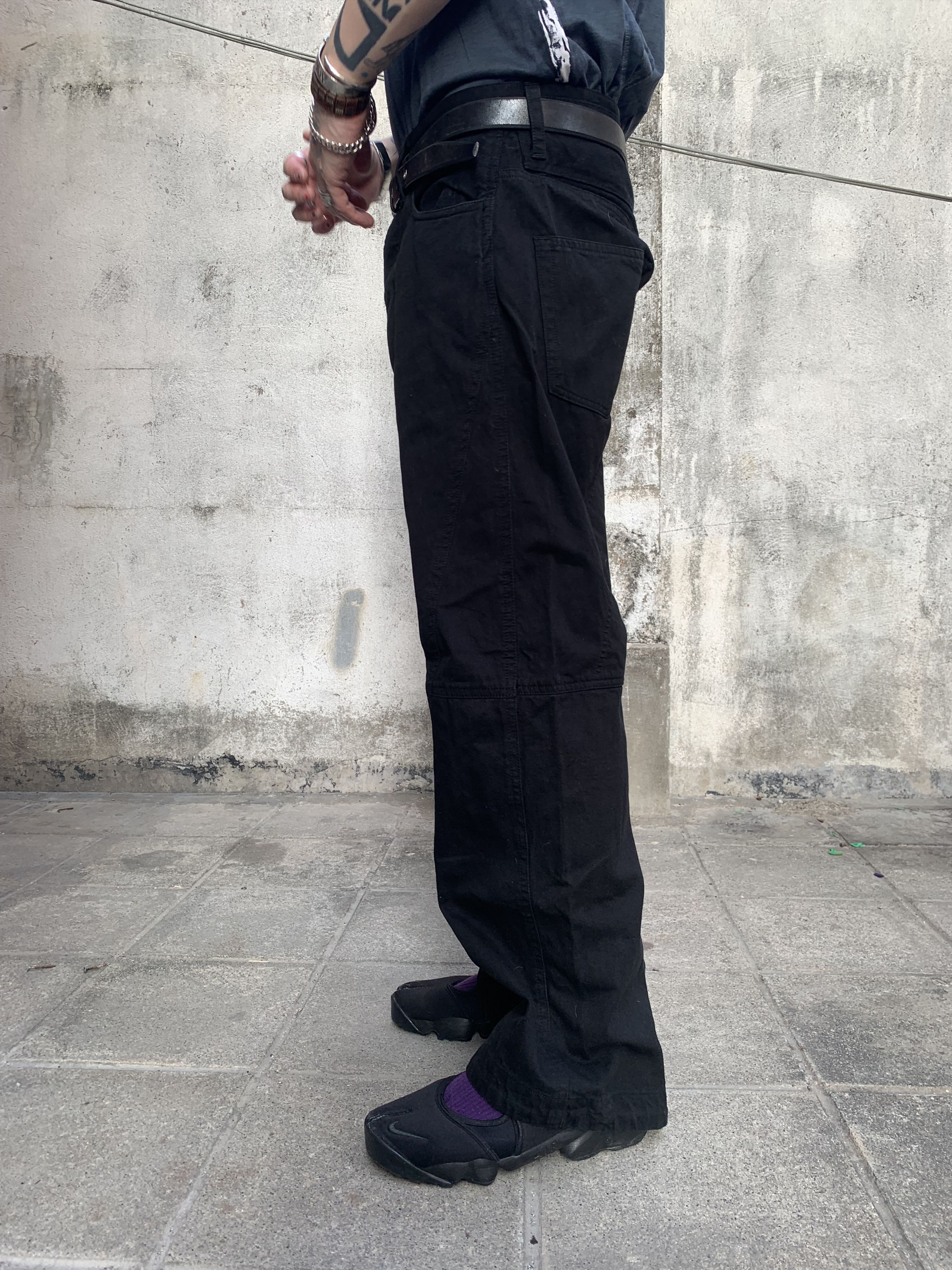 Y's for Men Y's for Men Patched Zipper-cuff Pants Size US 32 / EU 48 - 3 Thumbnail