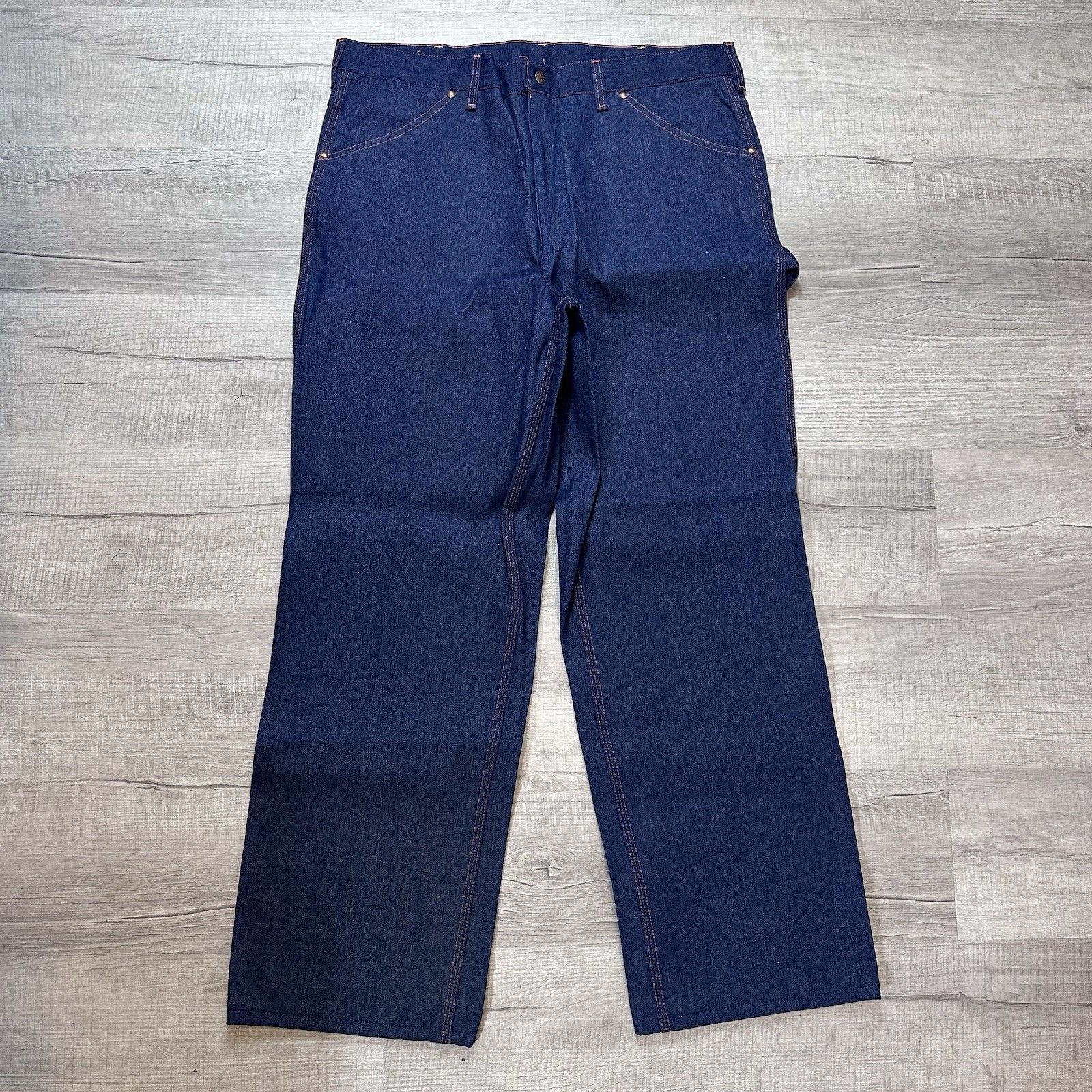 Big Mac VTG 70’s BIG MAC Industrial Jean 38x32 Carpenter Workwear Size US 38 / EU 54 - 2 Thumbnail