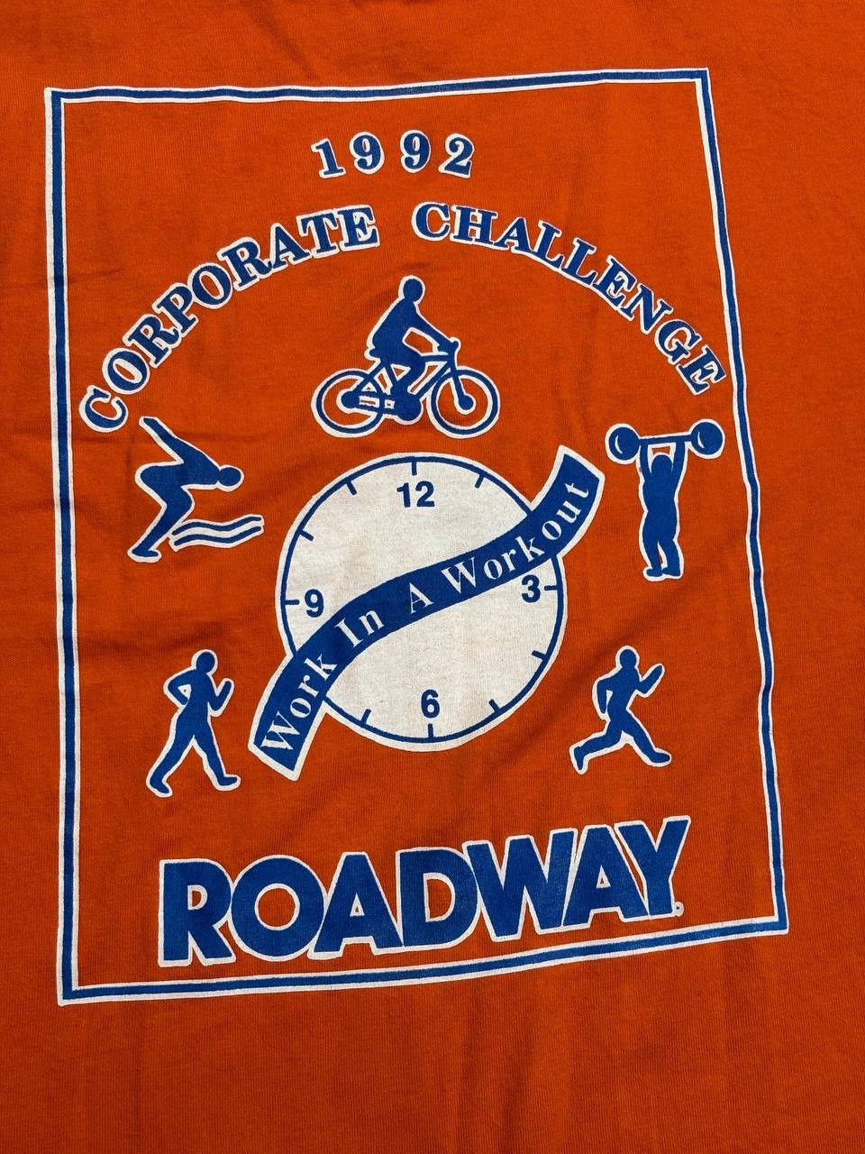 Vintage VTG 1992 Roadway T-Shirt | Screen Stars Best | Single Stitch Size US XL / EU 56 / 4 - 3 Thumbnail