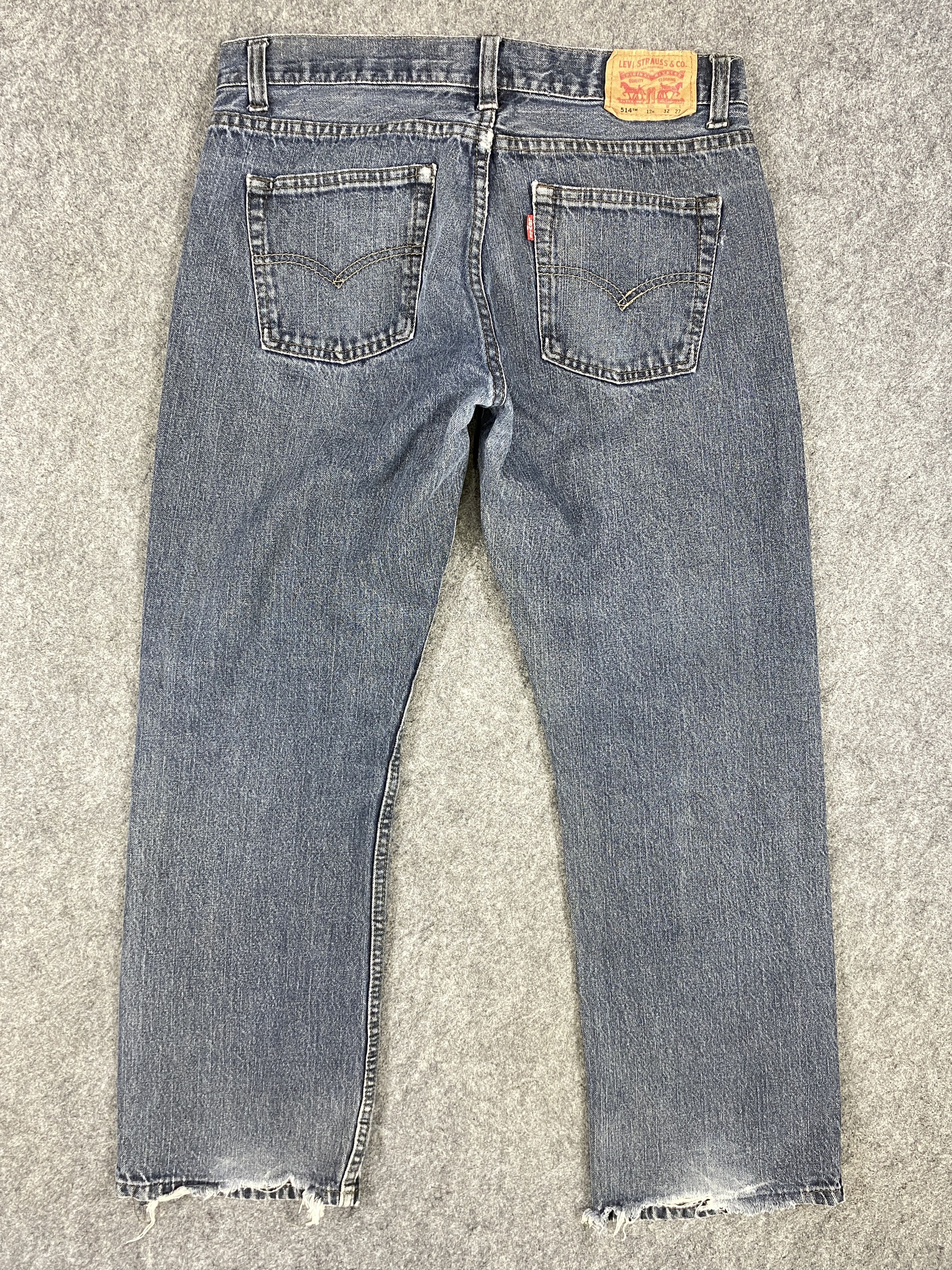 Levi's Faded Blue Vintage Levi's 514 Jeans 33x28 Denim -JN1449 Size US 33 - 2 Thumbnail