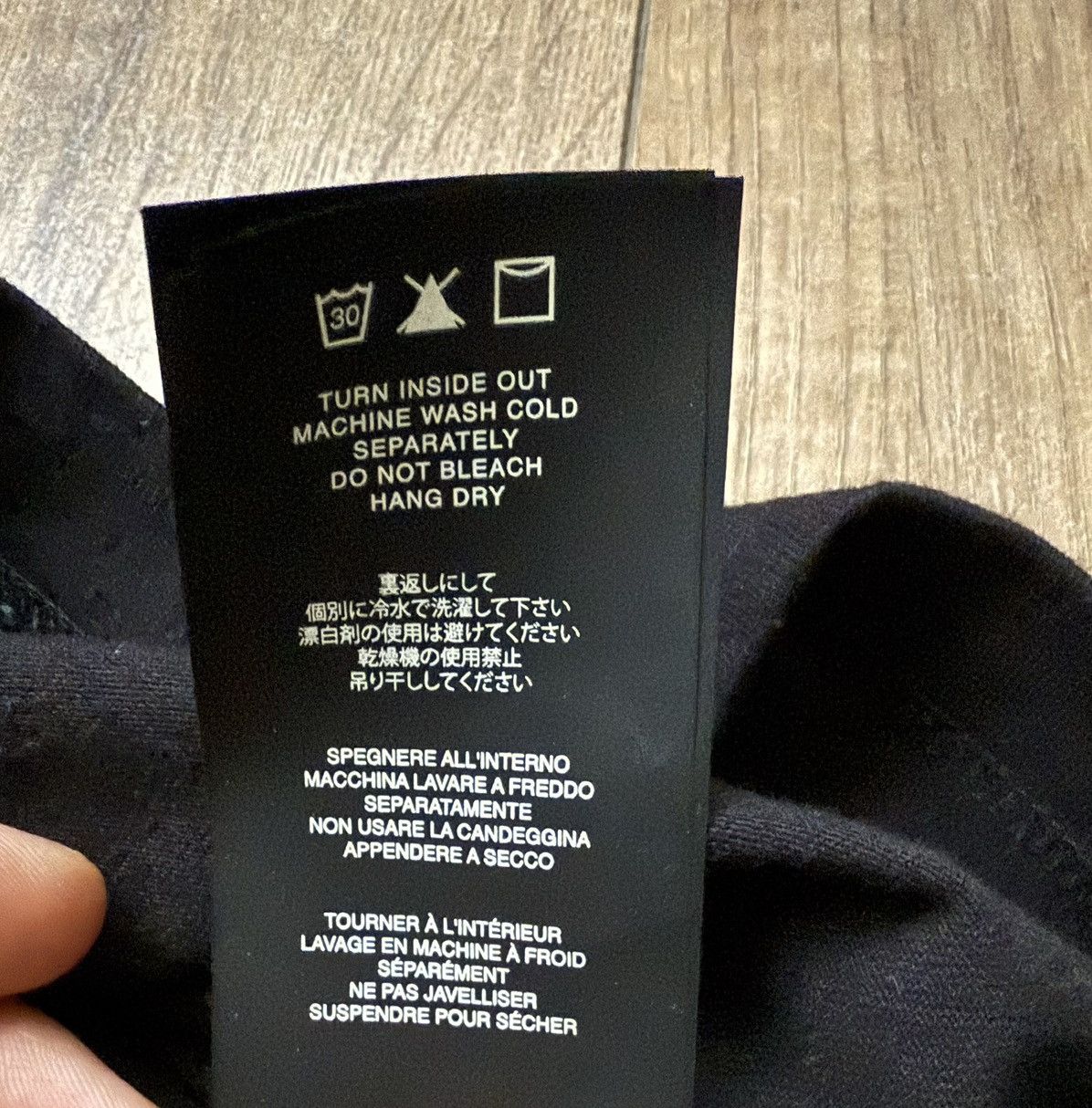 Fear of God FEAR OF GOD FG LOGO T SHIRT BLACK Size US M / EU 48-50 / 2 - 8 Thumbnail