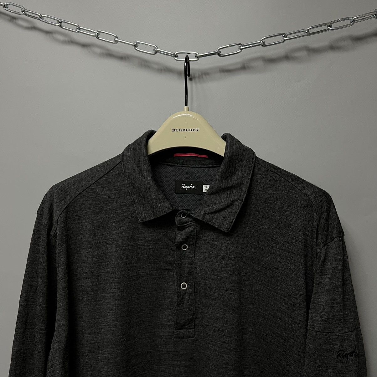 Rapha Rapha Merino Wool Long Sleeve Polo Sweater Cycling Size US XL / EU 56 / 4 - 2 Thumbnail