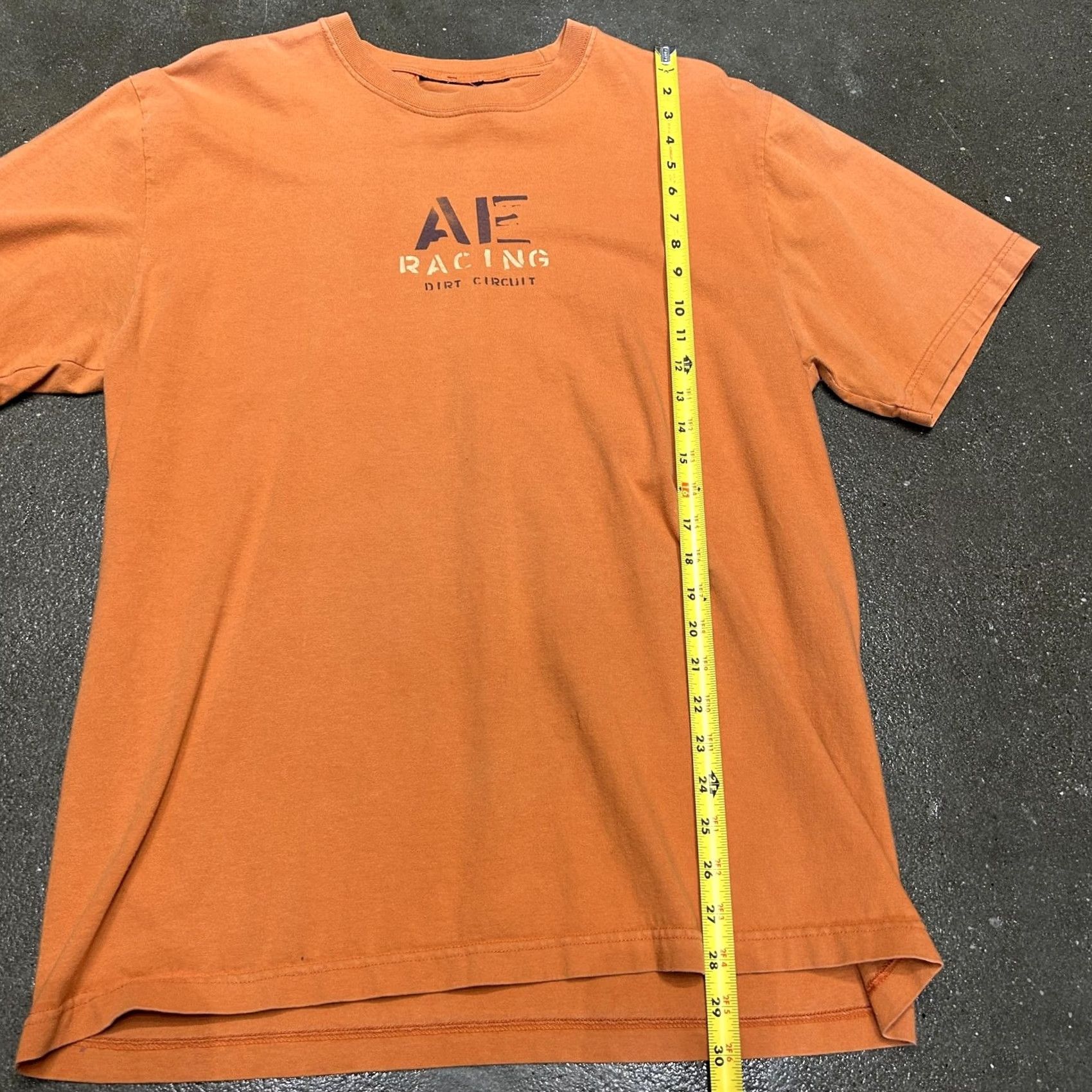 Vintage AE Racing Shirt Mens Medium Orange Dirt Circuit Graphic Motorsport Racing Tee Size US M / EU 48-50 / 2 - 3 Thumbnail