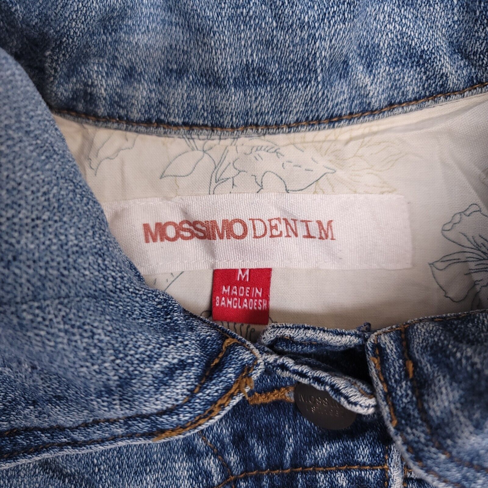 Mossimo Mossimo Casual Button Up Denim Jacket Womens Size M Blue Size M / US 6-8 / IT 42-44 - 3 Thumbnail