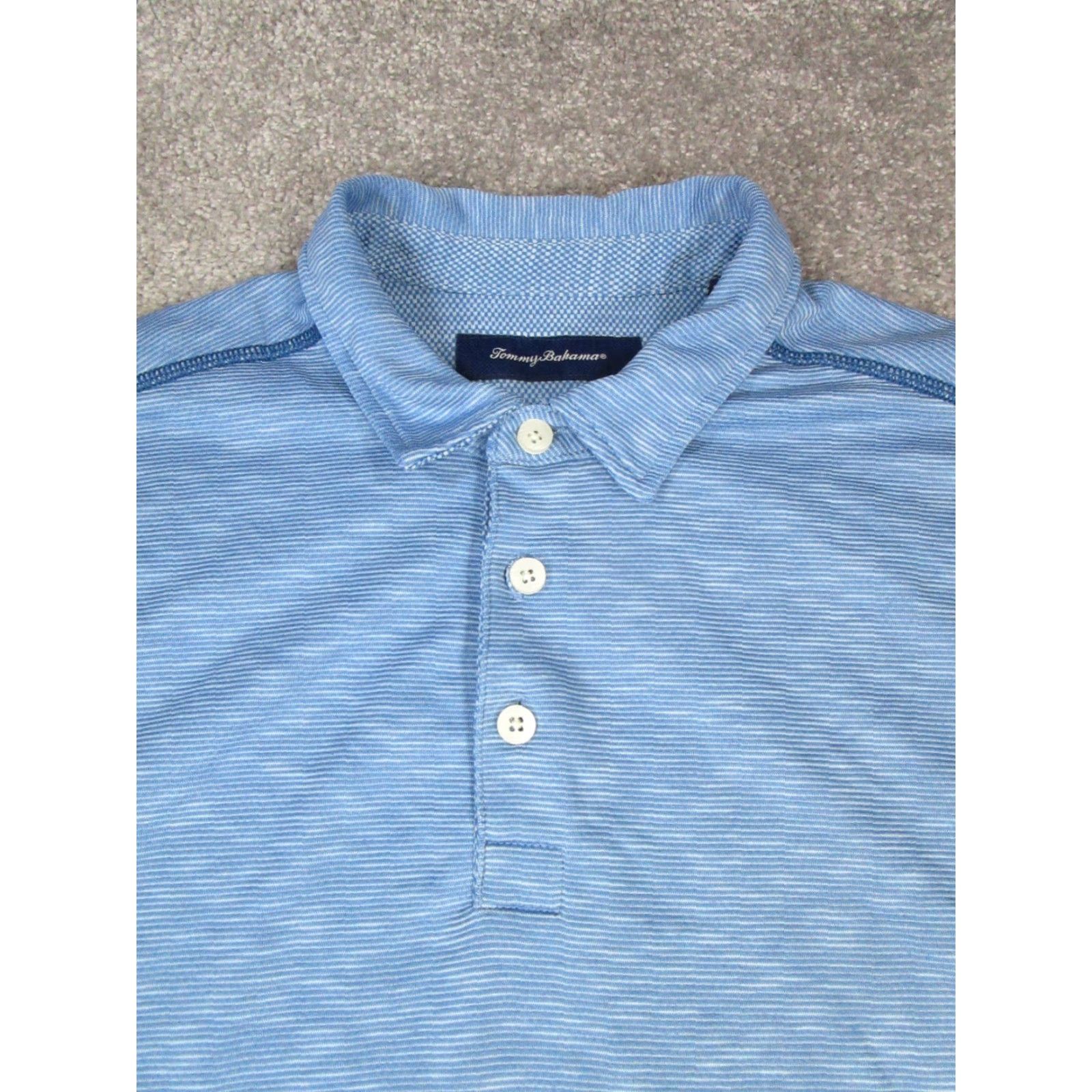 Tommy Bahama Tommy Bahama Polo Shirt Mens Large Blue Golf Size US L / EU 52-54 / 3 - 2 Thumbnail