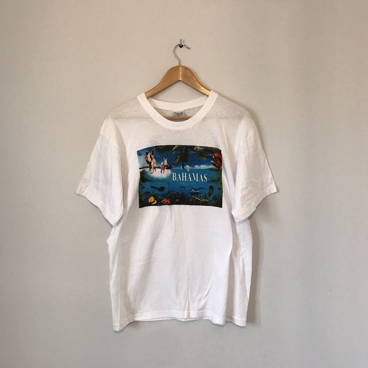 Band Tees × Rap Tees Bahamas Vintage Tee T-shirt With pigs Size US L / EU 52-54 / 3 - 1 Thumbnail