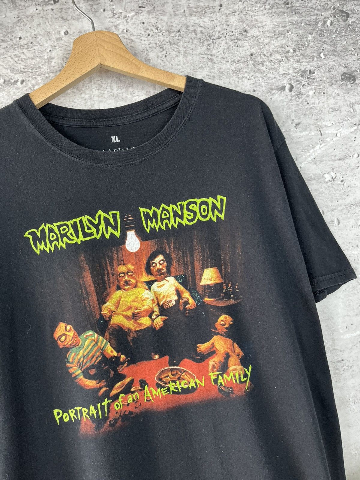 Band Tees Vintage Marilyn Manson American Family T-Shirt Merch Size US XL / EU 56 / 4 - 3 Thumbnail