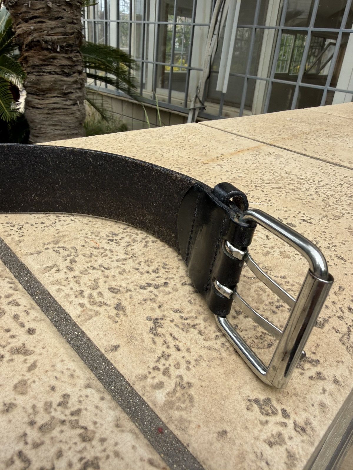 Carhartt Carhartt Leather Black Belt Size ONE SIZE - 2 Thumbnail