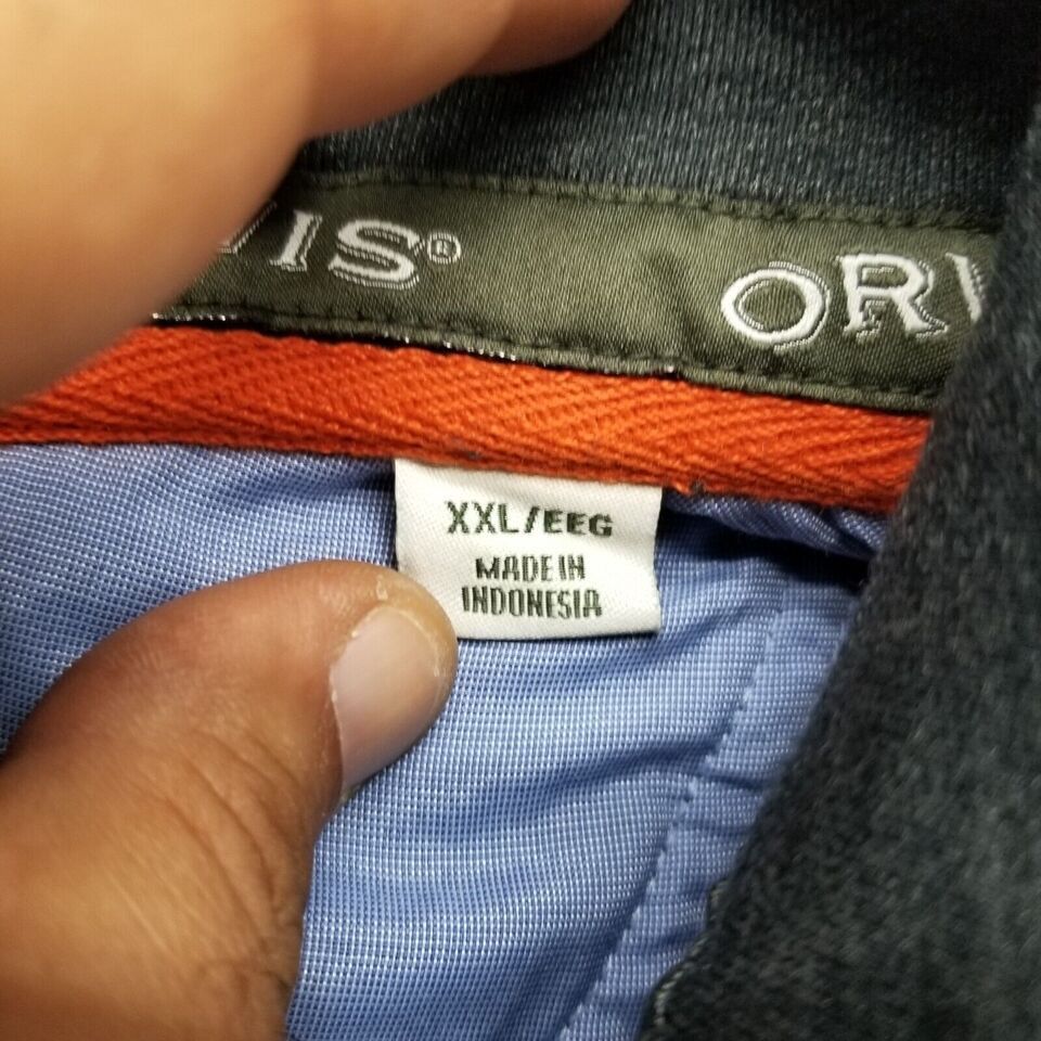 Orvis Orvis Sweater Mens 2XL Long Sleeve Pullover Mock Neck Zip Size US XXL / EU 58 / 5 - 7 Thumbnail