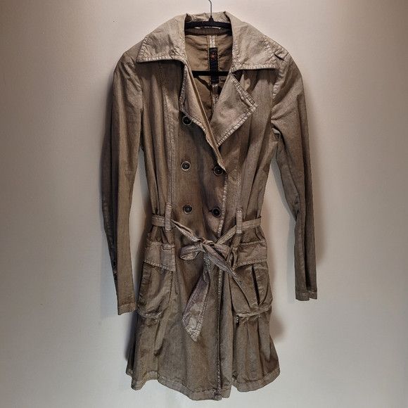 Other Einstein Vintage 90s cotton trench coat - size medium Size M / US 6-8 / IT 42-44 - 2 Thumbnail