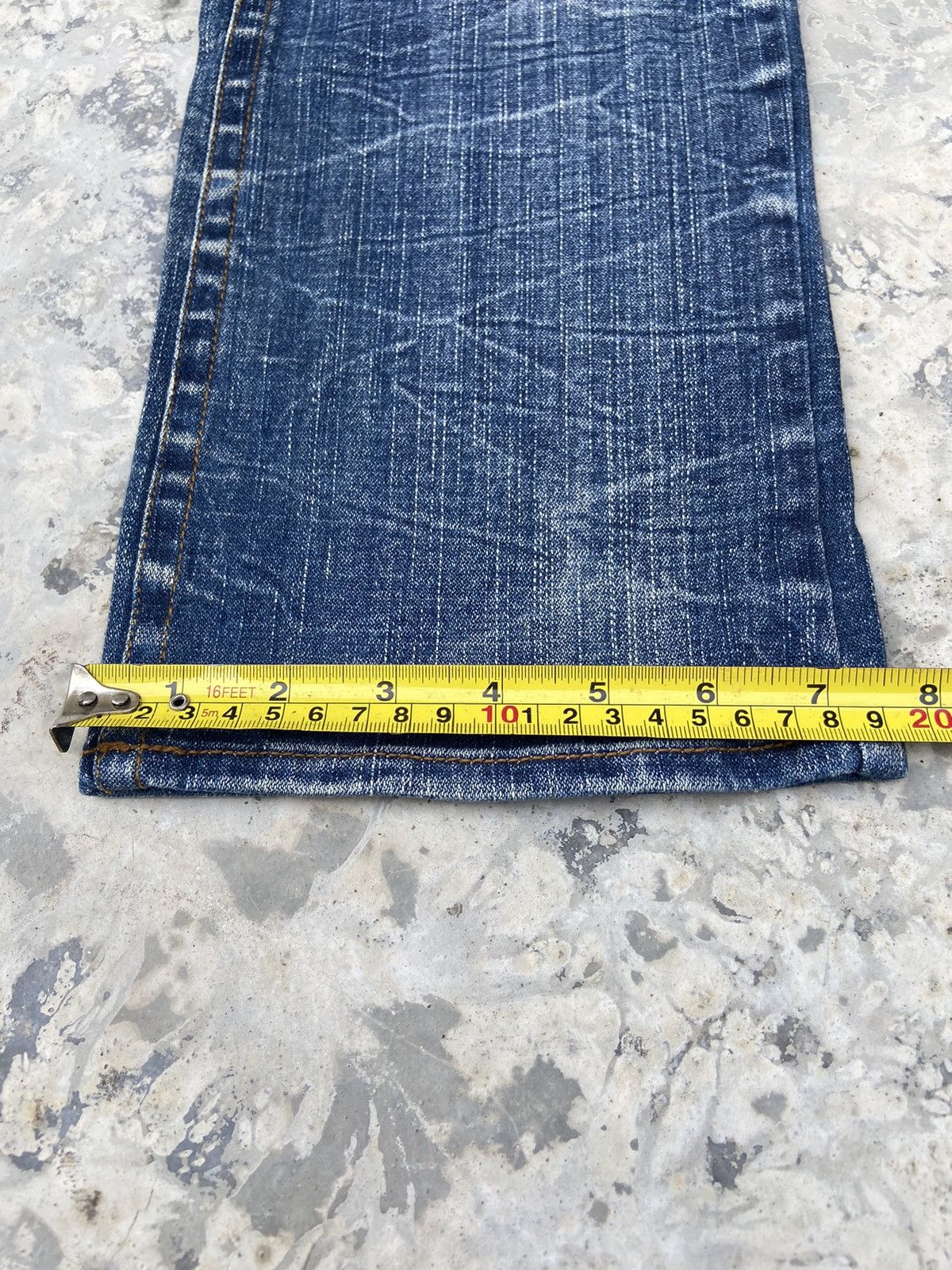Japanese Brand VTG Y2K Pink latte denim flare pants women Size 25" / US 0 / IT 36 - 14 Thumbnail