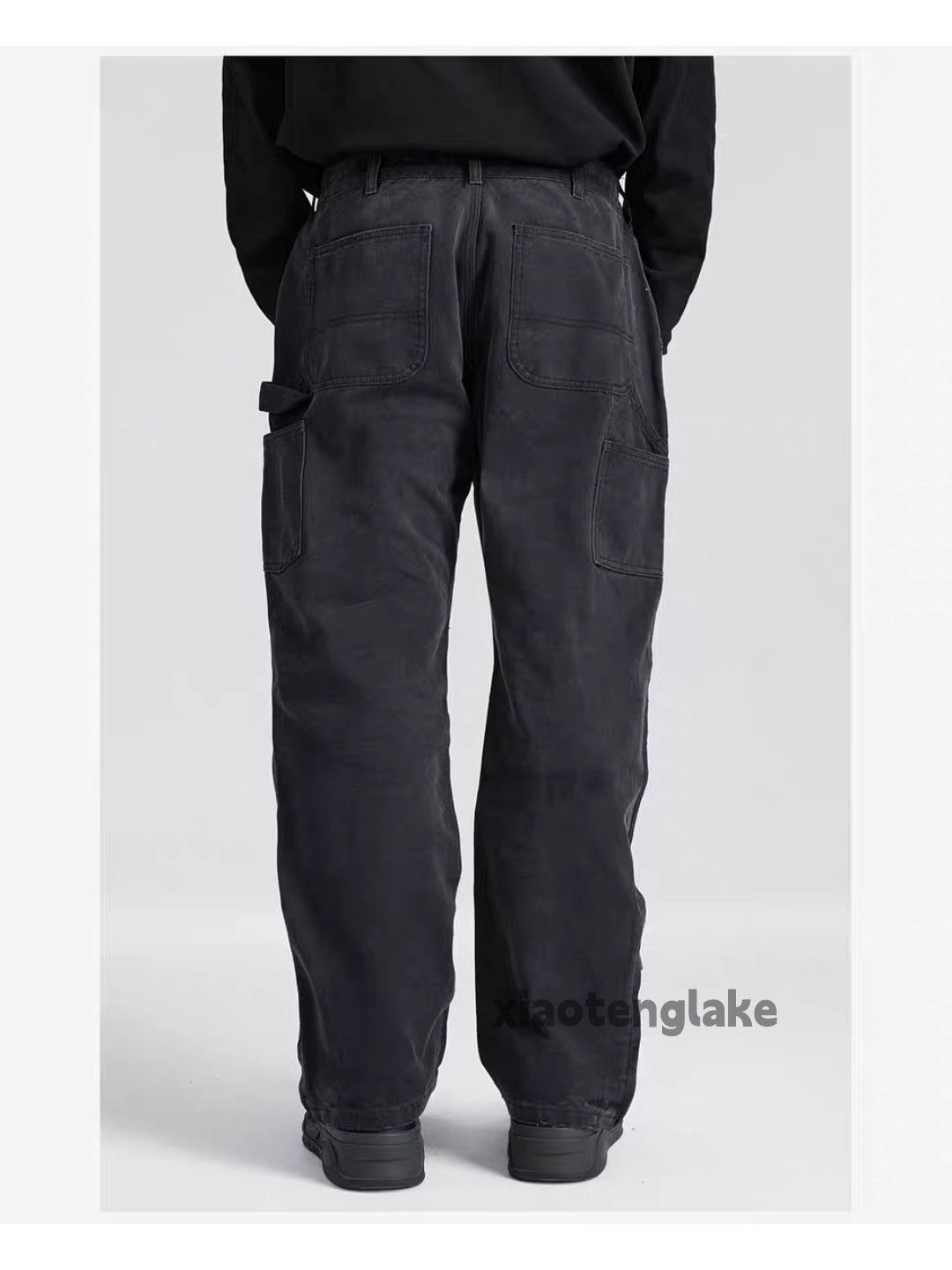 Jean × Vintage Utility military loose baggy hiphop carpenter cargo pants Size US 30 / EU 46 - 6 Thumbnail