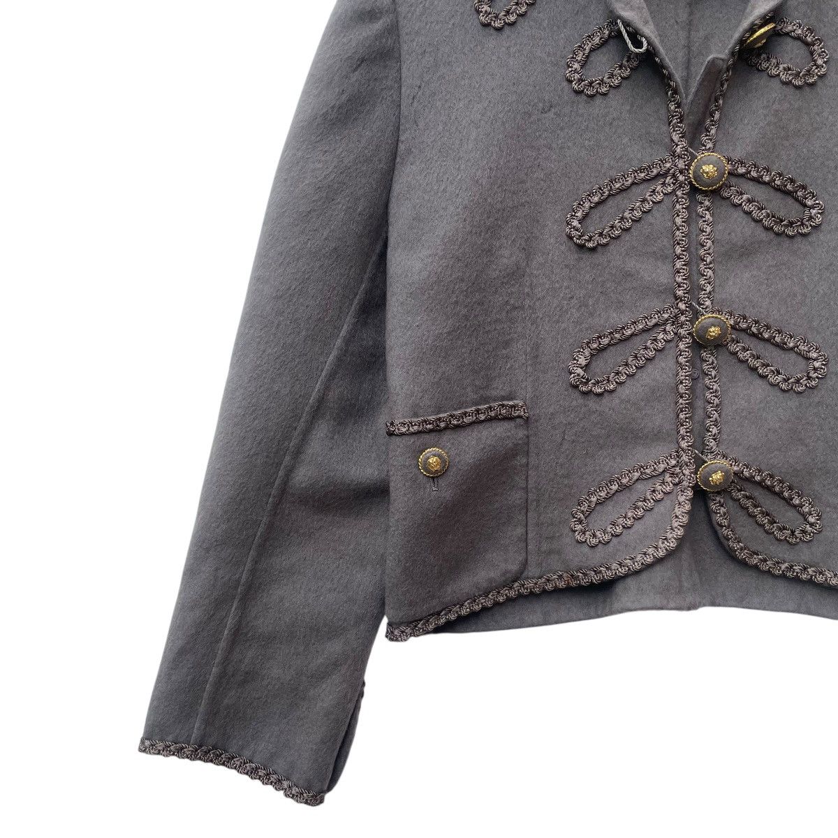 Designer Italian Designer Giuliana Grinza Crop Jacket Size M / US 6-8 / IT 42-44 - 5 Thumbnail