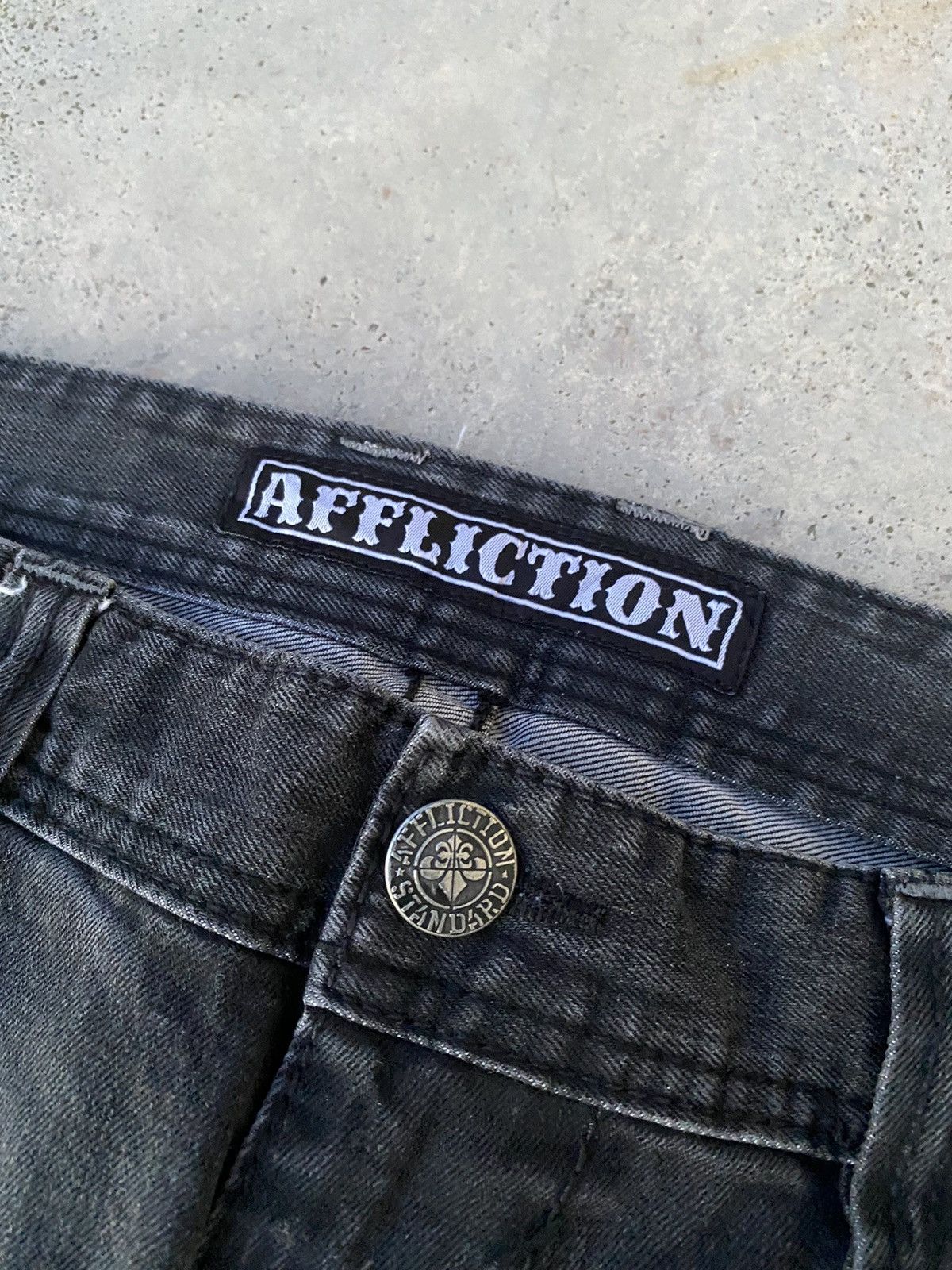 Affliction 2000s Affliction Ace Cross Embroidered y2k jesse pinkman Size US 42 / EU 58 - 11 Thumbnail