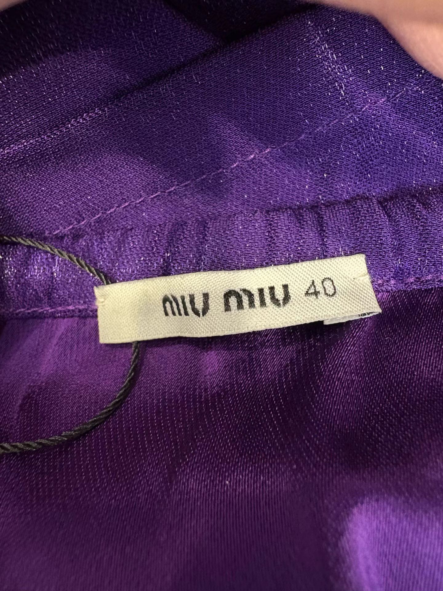 Miu Miu MIUMIU Purple Shorts Size 40" / US 18 - 4 Thumbnail