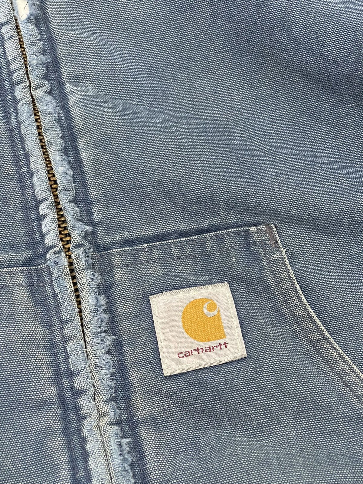 Carhartt Vtg Carhartt Detroit Hoodie Distress Sun Faded 5🟩8 Size US M / EU 48-50 / 2 - 19 Thumbnail