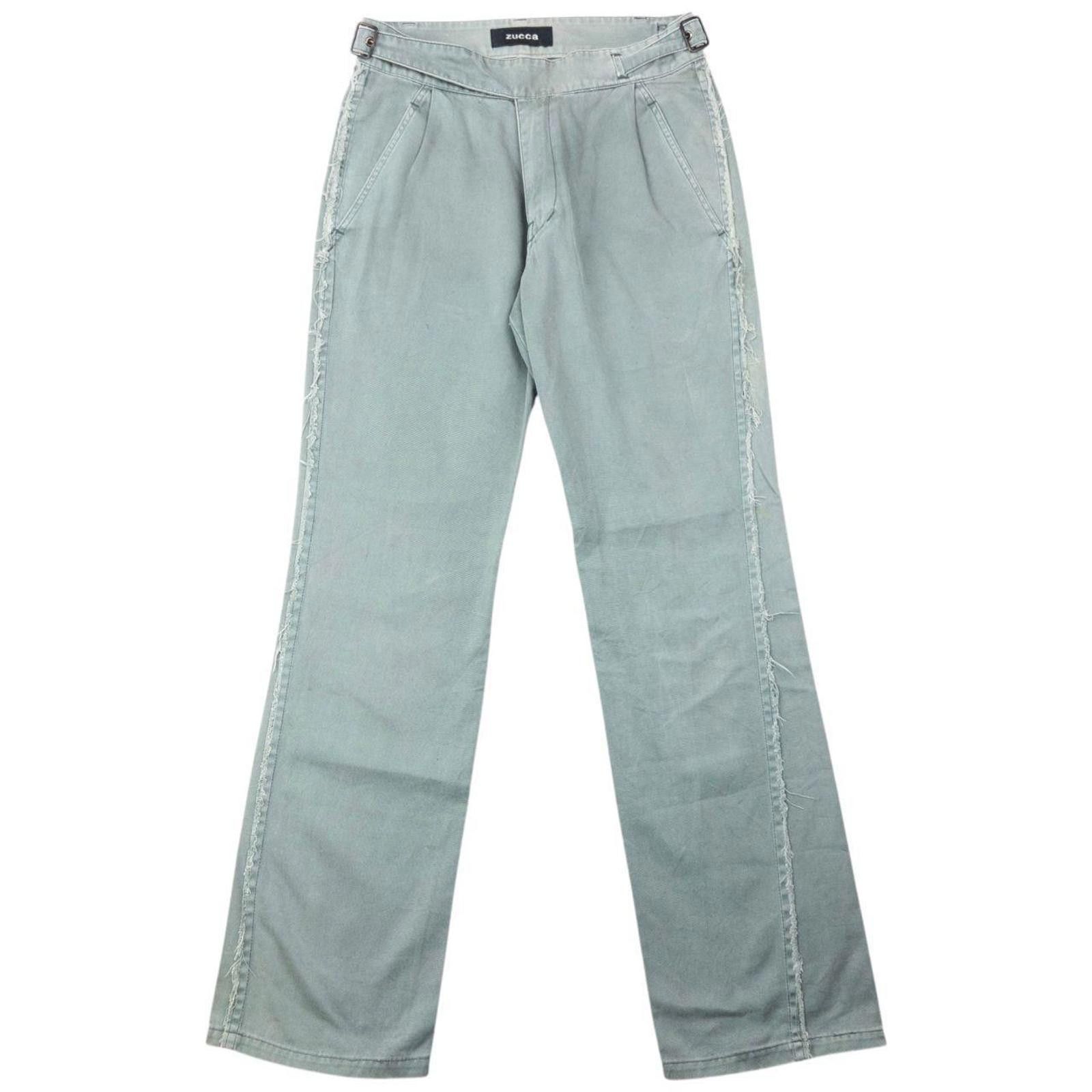 Zucca Vintage 2000s Cabane De Zucca By Issey Miyake Waist Trousers Size US 27 - 1 Thumbnail