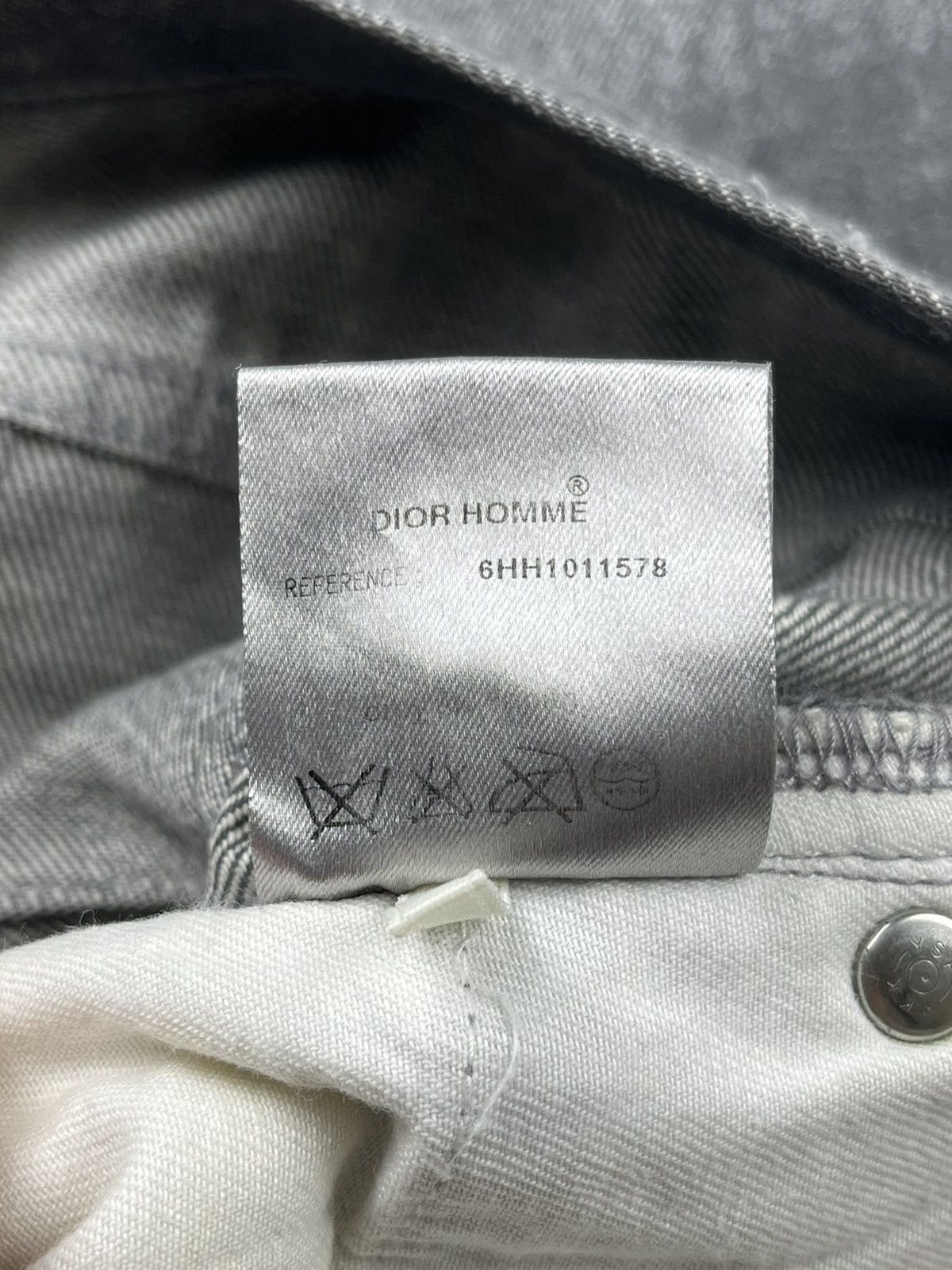 Dior × Hedi Slimane AW06 Dior Homme Radioactive Silver Waxed