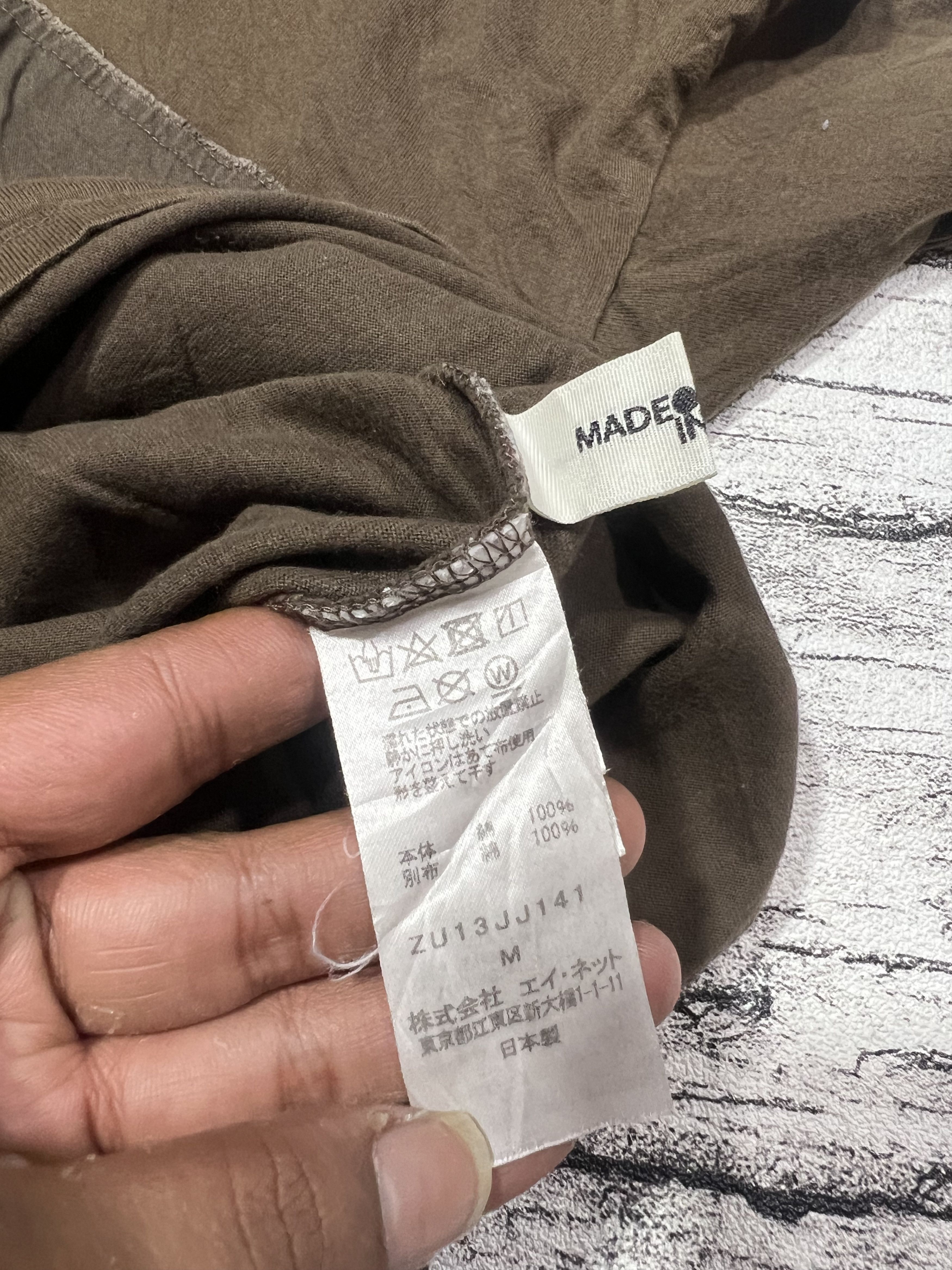 Issey Miyake 2000s Cabane de Zucca Script Logo Print Longsleeve Tee Shirt Size US L / EU 52-54 / 3 - 6 Thumbnail