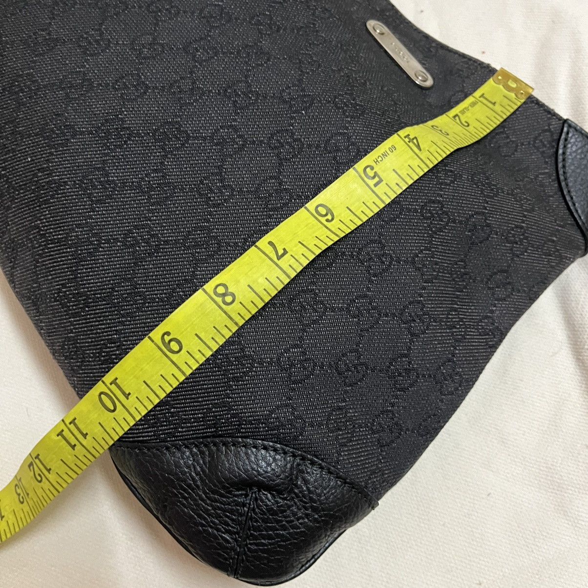 Gucci Authentic Vintage Gucci GG Monogram Black Shoulder Bag Size ONE SIZE - 10 Thumbnail