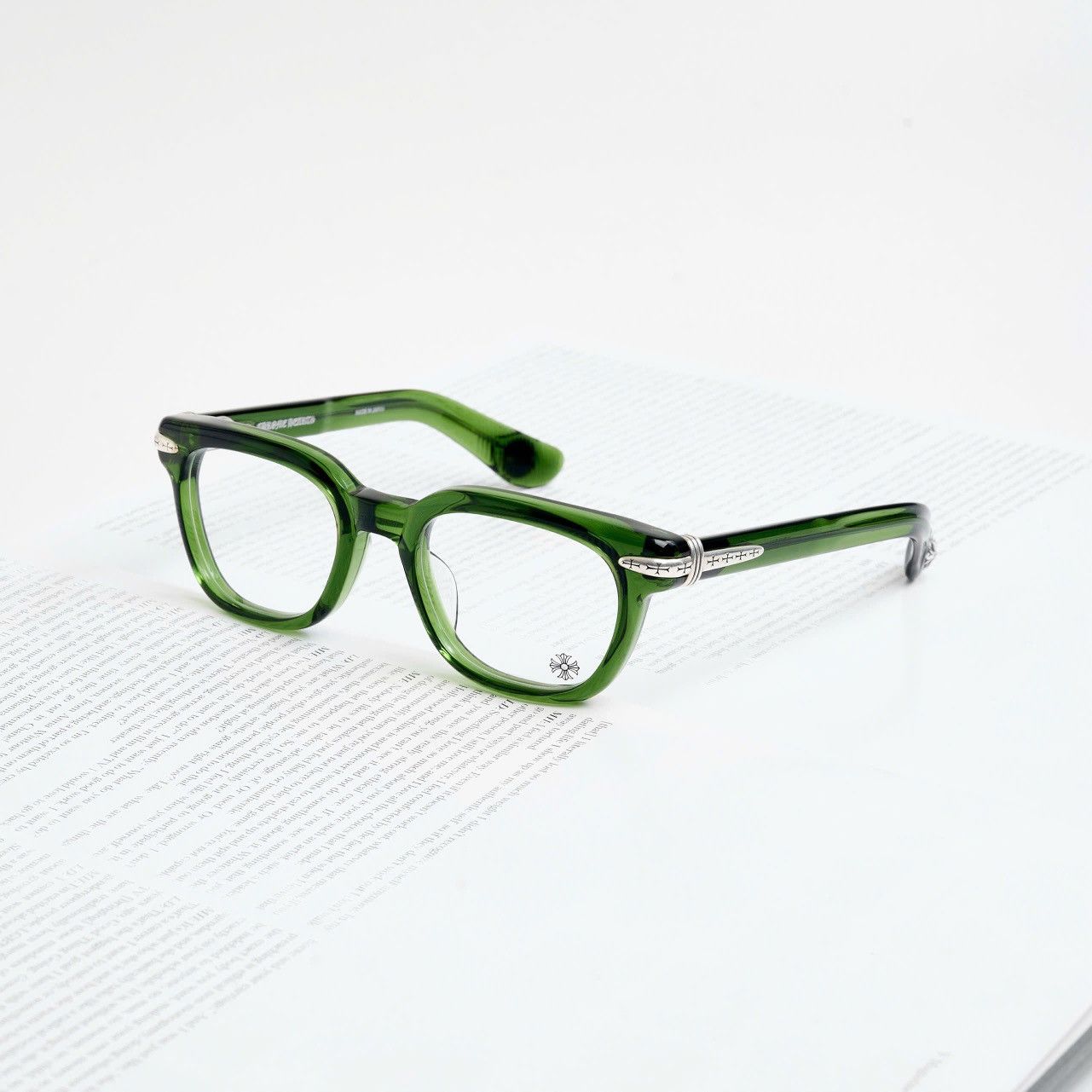 Chrome Hearts CHROME HEARTS DRIPPIN DARK OLIVE GLASSES Size ONE SIZE - 1 Thumbnail