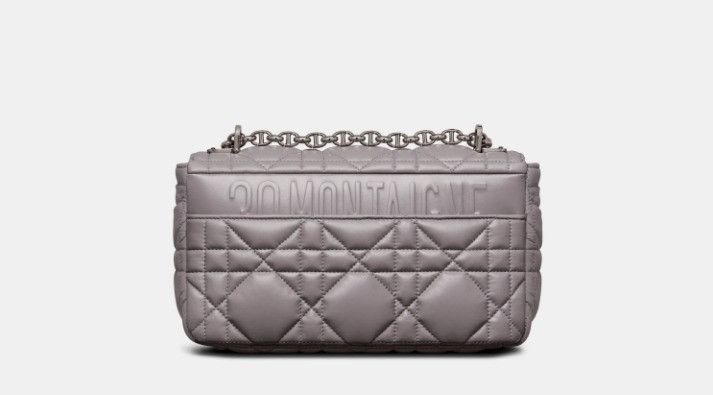 Dior o1w1db11124 Size: OS / Medium Caro Bag in Steel Grey Size ONE SIZE - 4 Thumbnail