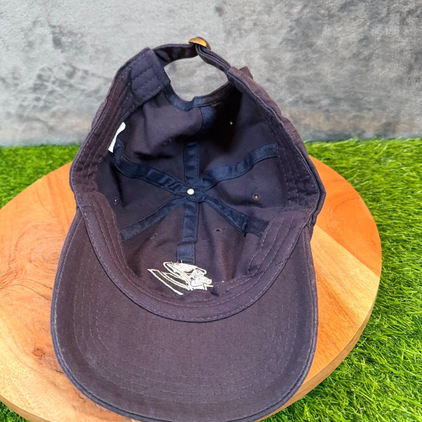Vintage Tunnel to Towers 9/11 Memorial Hat Blue Adjustable Strapback Cap Mens Baseball Cap Navy Blue Cotton Twill Adjustable Breathable Lightweight Hat Size ONE SIZE - 6 Thumbnail