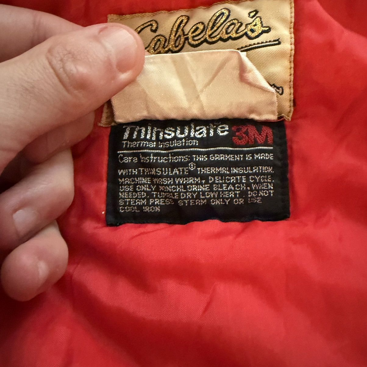 Cabelas Cabelas Goretex Red Puffer Jacket Size Medium Size US M / EU 48-50 / 2 - 5 Thumbnail
