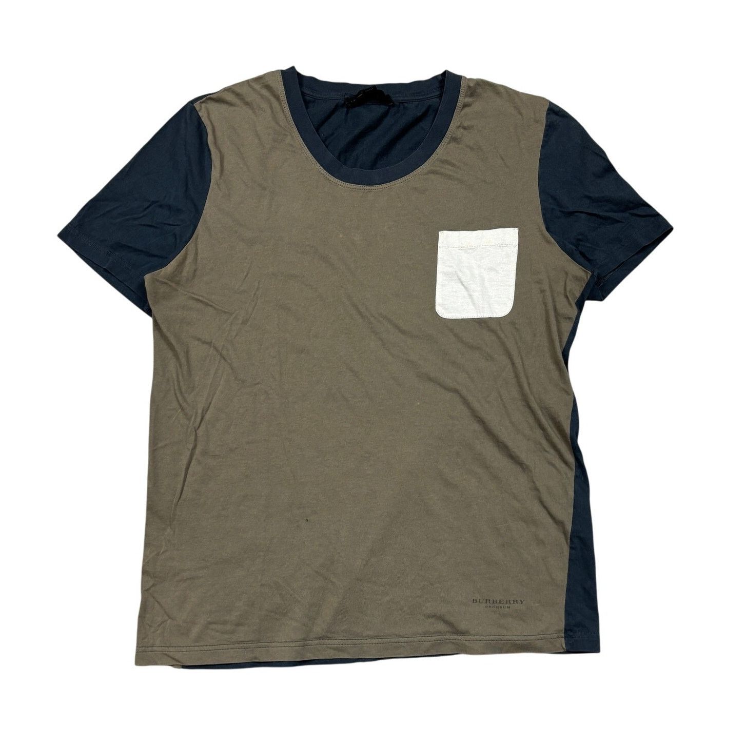 Burberry Prorsum Burberry Prorsum Colorblock Pocket T Shirt Men's Small Retro Size US S / EU 44-46 / 1 - 1 Thumbnail