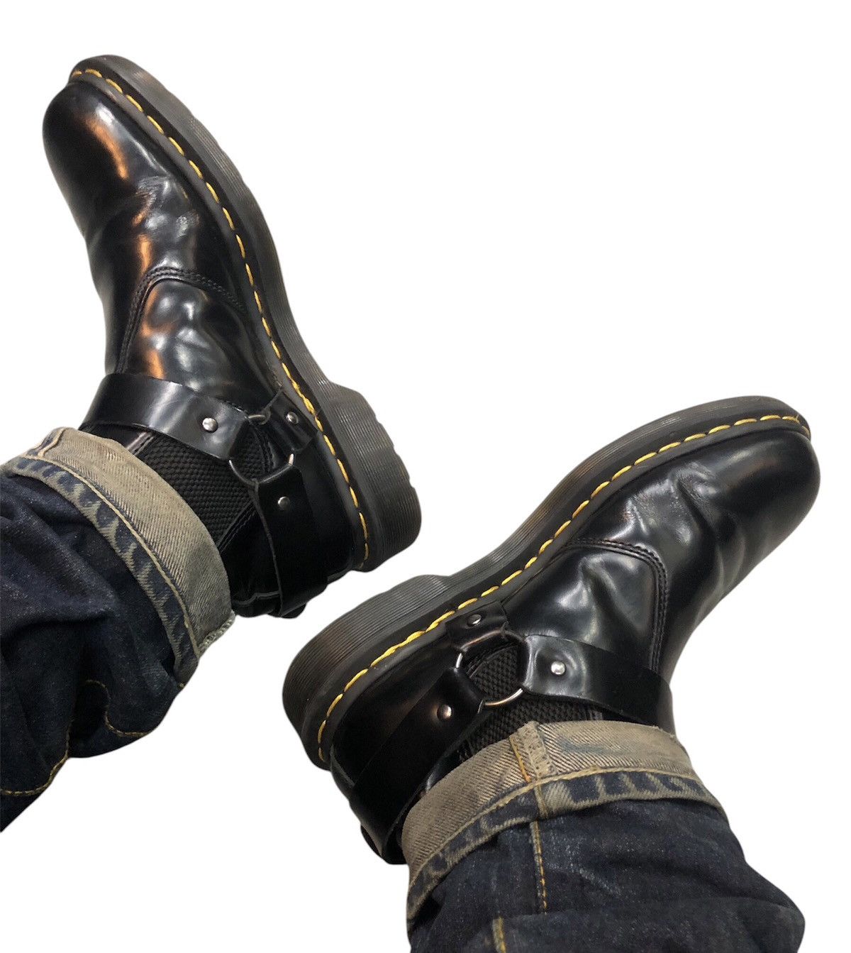 Dr. Martens × Vintage Vintage Dr.Martens Boots Leather Shoes Unisex Uk8/Us9 Size US 8 / EU 41 - 22 Thumbnail
