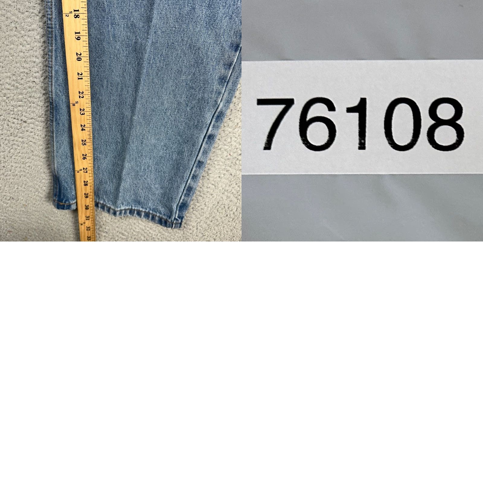 Levi's Levi's 550 Jeans 44X30 Blue Red Tab 5 Pocket Denim Pants Straight Adult Mens Regular Slim Casual Vintage: No, 550 Size US 44 / EU 60 - 8 Thumbnail