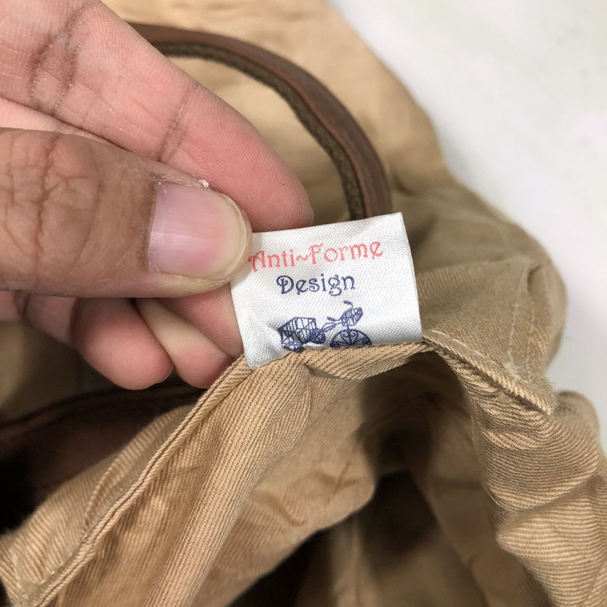 Japanese Brand × Vintage 📌Anti Forme Design Patchwork Bag Rich Brown Kapital Japan Size ONE SIZE - 20 Thumbnail