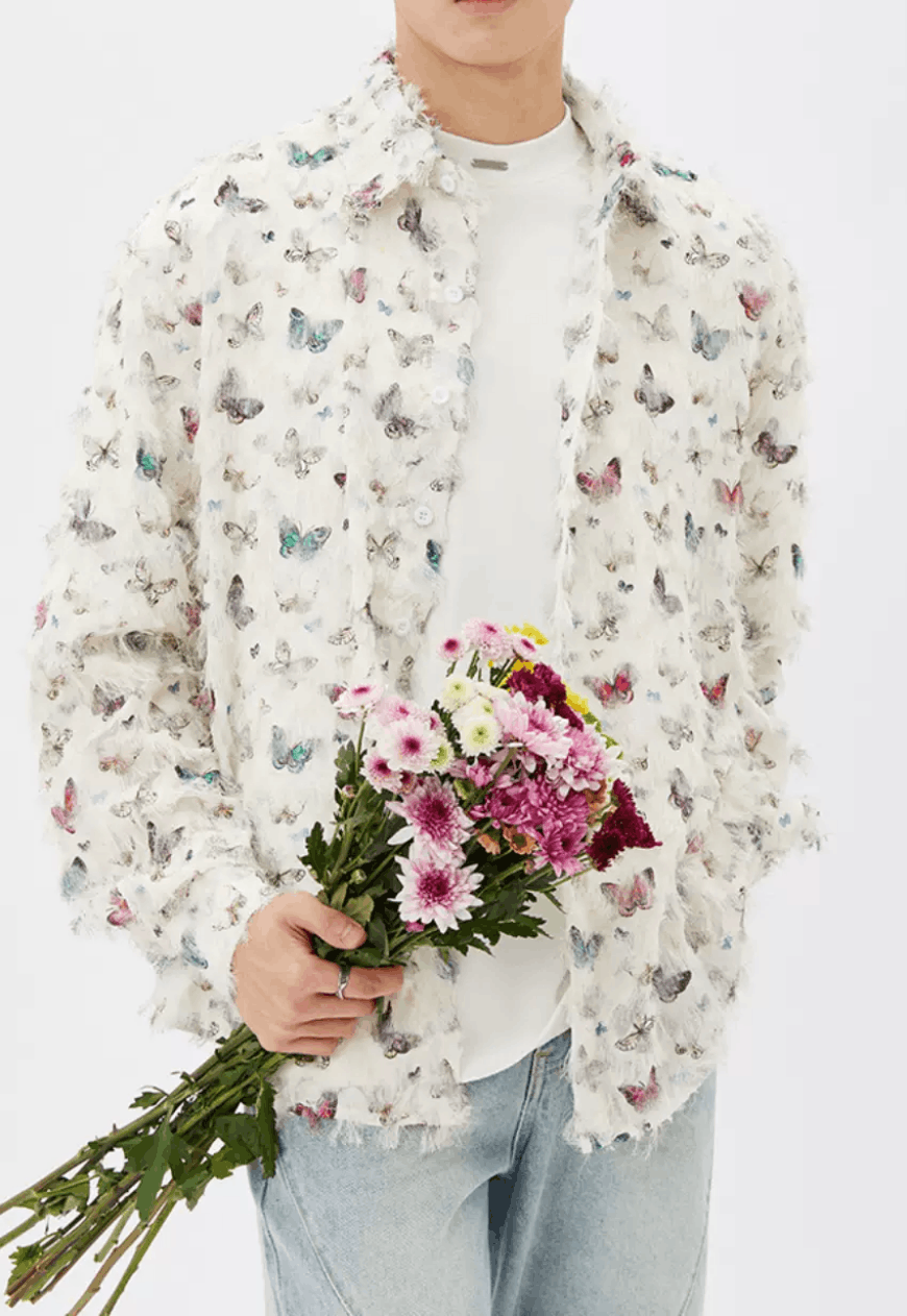 Other Unisex butterfly spring shirt Size US M / EU 48-50 / 2 - 1 Thumbnail