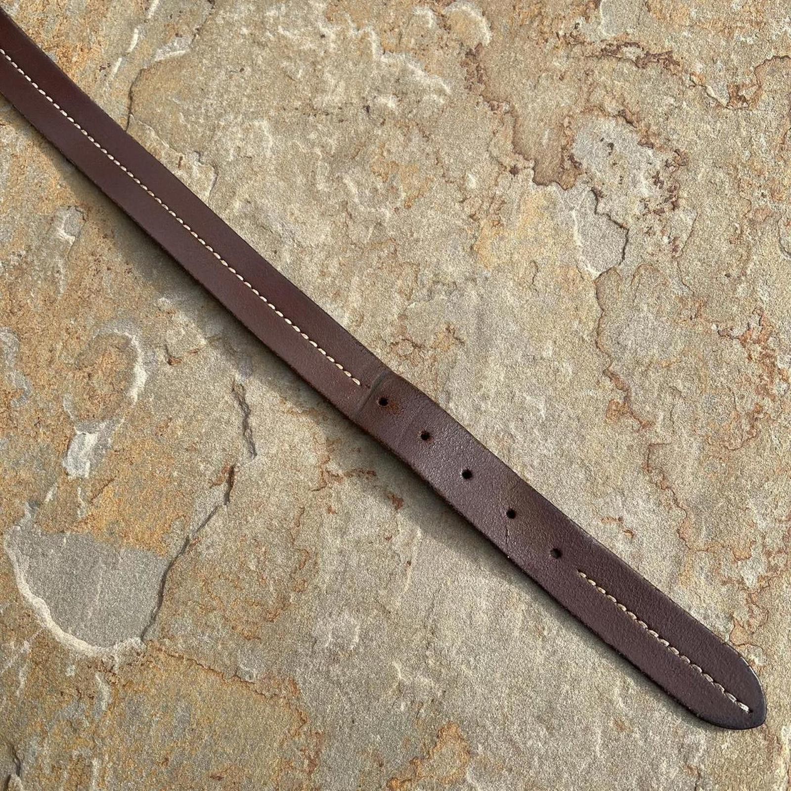 Banana Republic Y2K 2010 Dark Brown Italian Leather Belt Made in Italy Size ONE SIZE - 5 Thumbnail
