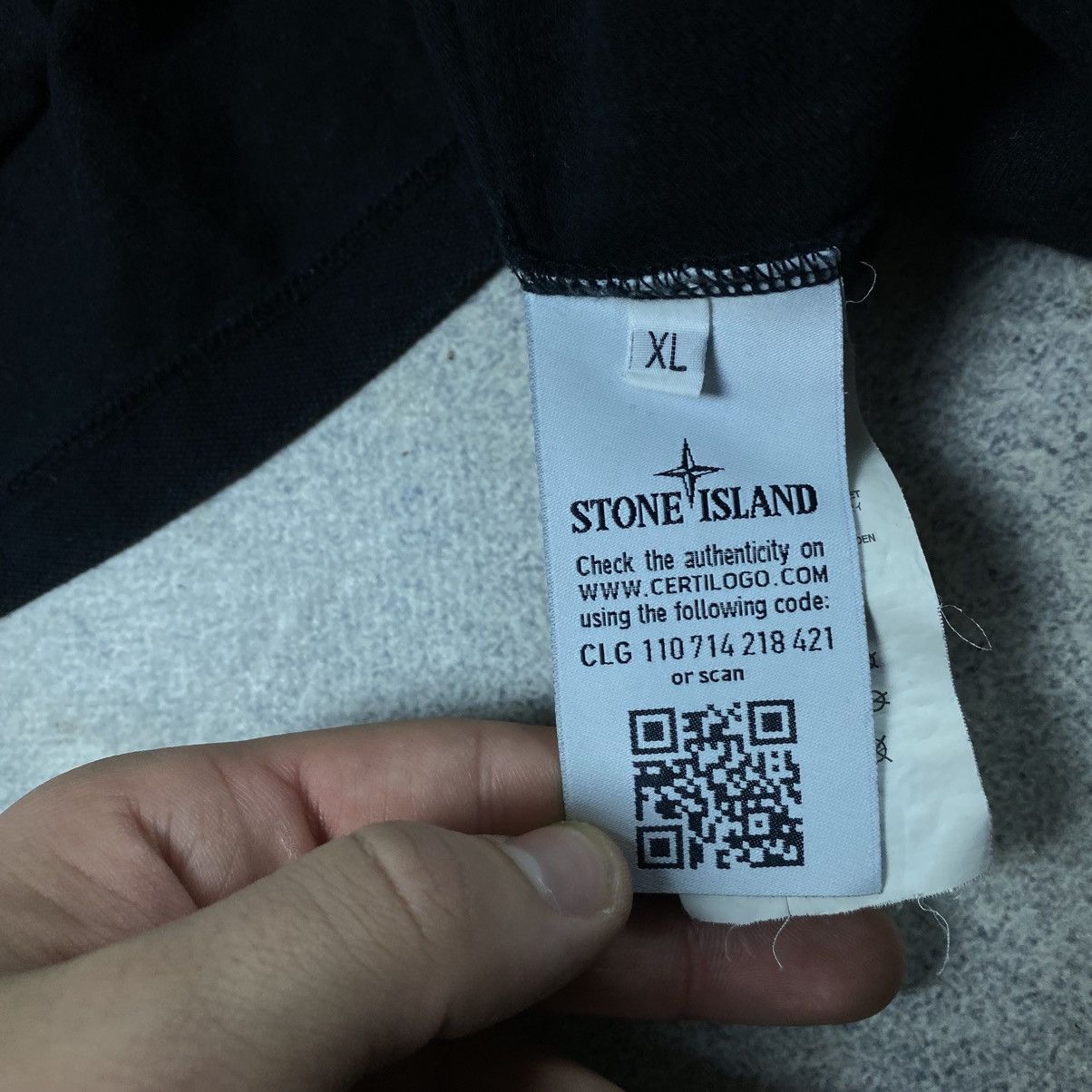 Stone Island Stone Island Polo T-shirt Patch Program Slim fit Black Size US XL / EU 56 / 4 - 10 Thumbnail