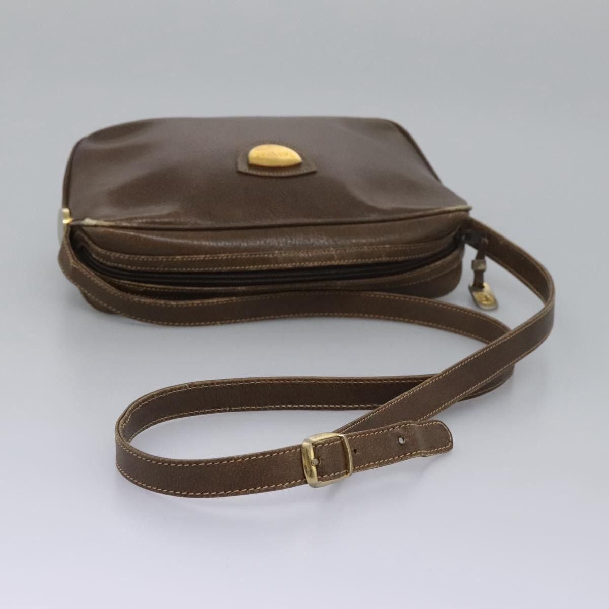 Gucci GUCCI Shoulder Bag Leather Brown Gold 001 261 001 261 Size ONE SIZE - 7 Thumbnail