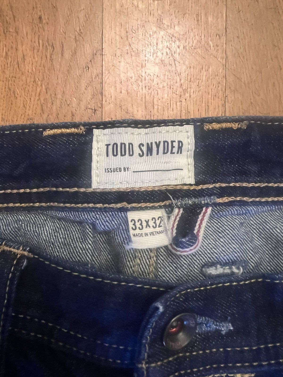 Todd Snyder Todd snyder carpenter double knee jeans 33x32 Size US 33 - 2 Thumbnail