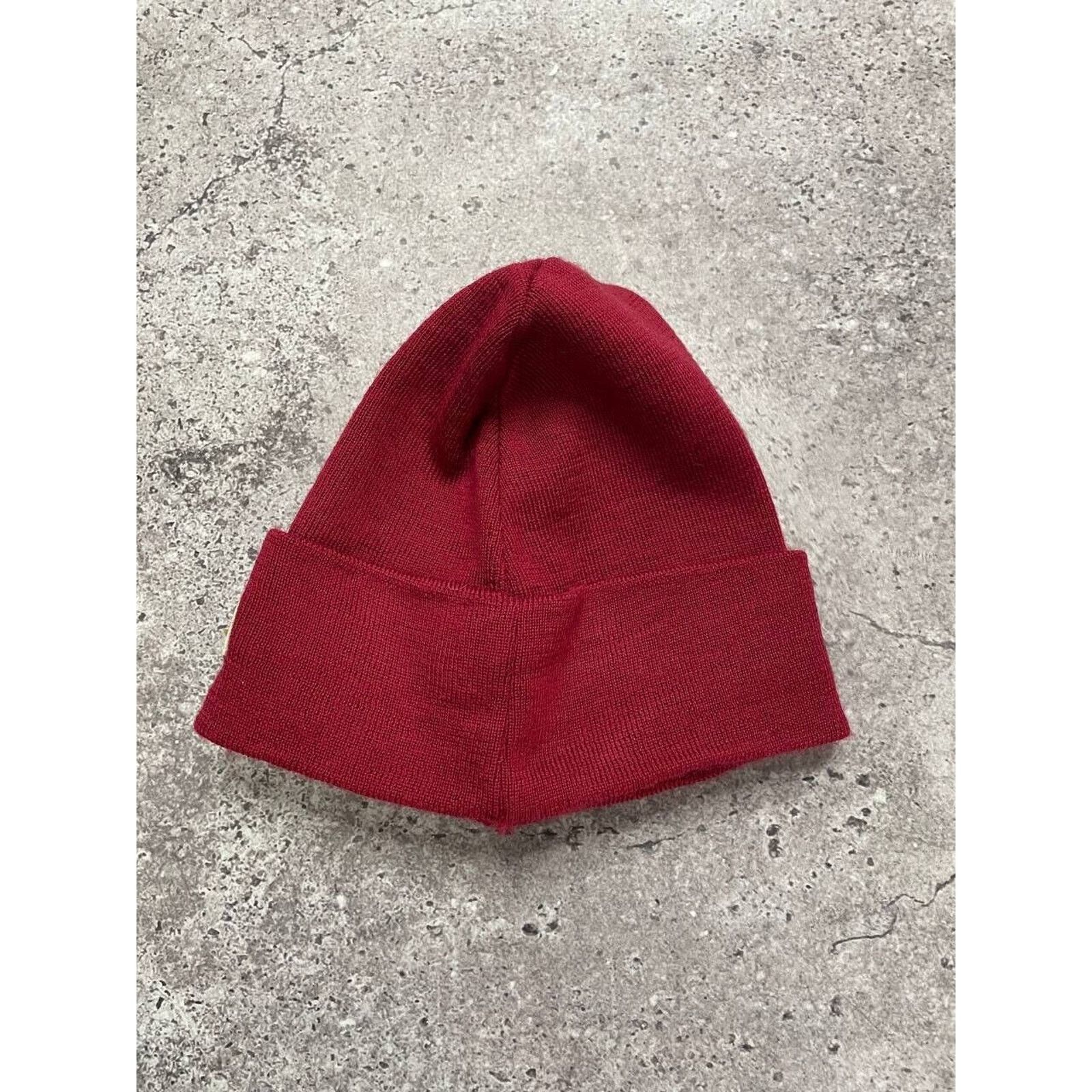 Patagonia × Vintage Vintage Patagonia Red Knit Beanie Hat Size ONE SIZE - 4 Thumbnail