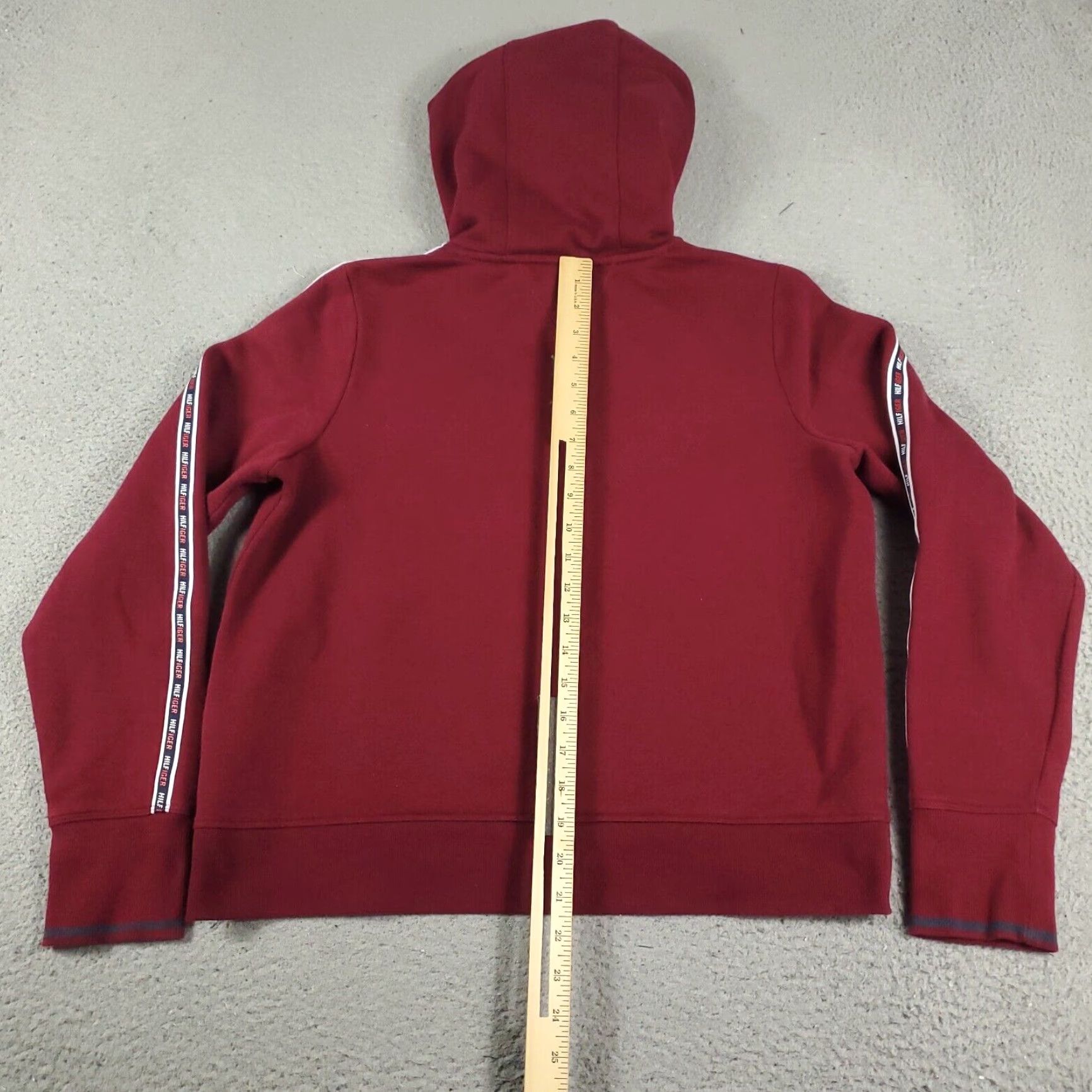Tommy Hilfiger Tommy Hilfiger Womens Sweater Medium Red Pullover Hoodie Size M / US 6-8 / IT 42-44 - 6 Thumbnail