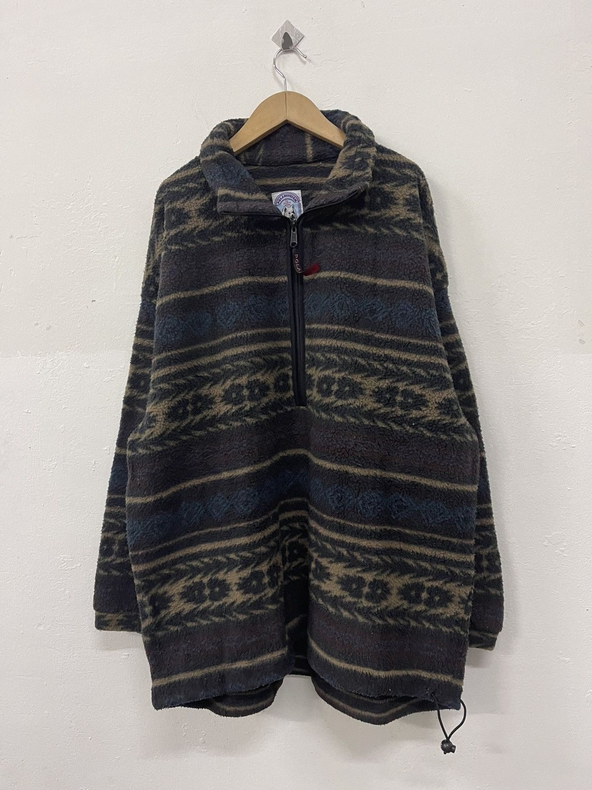 Jack Wolfskin Vintage Jack Wolfskins half zipper fleece printed pullover Size US L / EU 52-54 / 3 - 3 Thumbnail