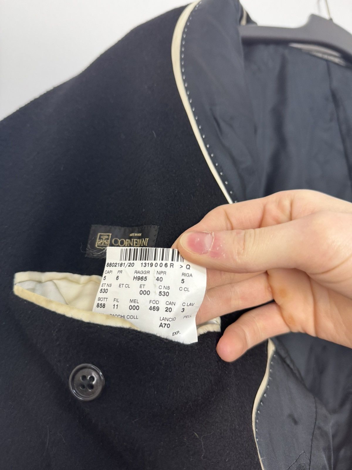 Corneliani Corneliani Black Virgin Wool Overcoat Made in Italy Size US L / EU 52-54 / 3 - 7 Thumbnail