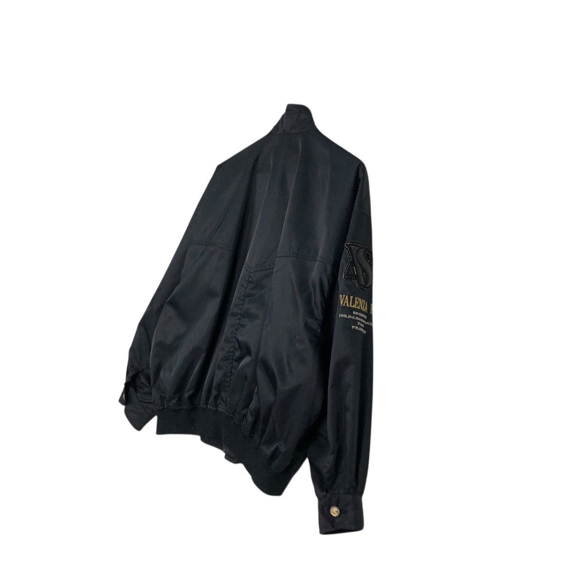 Japanese Brand Vintage Satin Bomber Jacket Valenzia Po Sports Issey Miyake Size US M / EU 48-50 / 2 - 11 Thumbnail