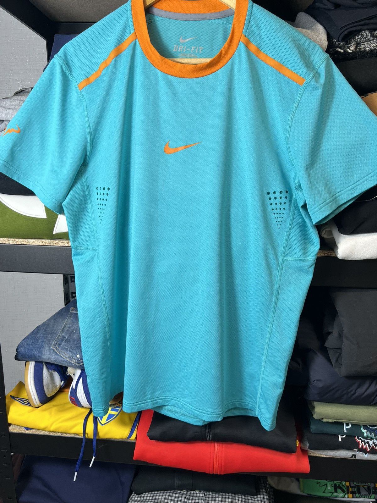 Nike 🎾 Nike Dri-Fit Rafael Nadal 2014 Tennis Shirt — Rafa Size M Size US M / EU 48-50 / 2 - 4 Thumbnail