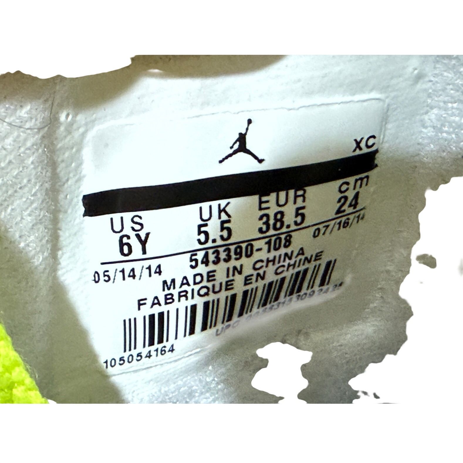 Jordan Brand Nike Air Jordan 6 Retro Fierce Green Seahawks Size 6 Size US 6 / EU 39 - 8 Thumbnail