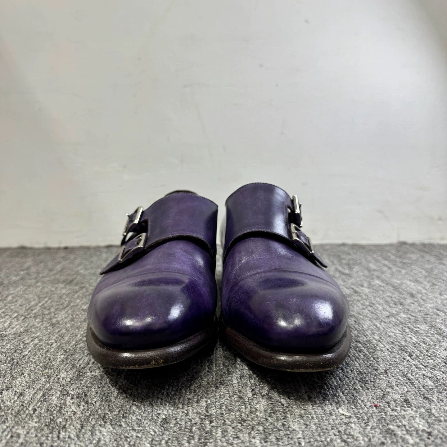 Santa Cruz Skateboards Santoni Hand Burnished Leather Shoes US 6 95New Size US 6 / EU 39 - 2 Thumbnail