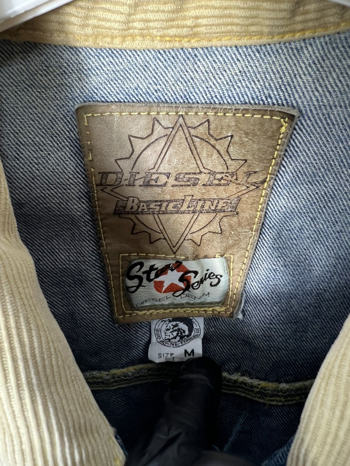 Diesel Vintage streetwear y2k Diesel Star Series 00s Denim Jacket Size M / US 6-8 / IT 42-44 - 11 Thumbnail