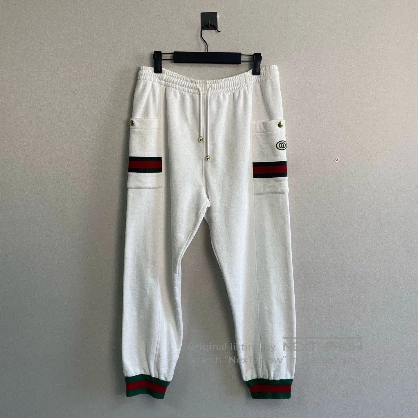 Gucci gucci double g logo striped sweatpants. Size US 38 / EU 54 - 1 Thumbnail